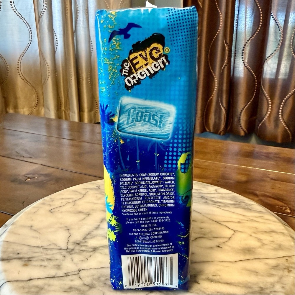 NEW! 8pc VTG Coast Pacific Force Soap 4oz Bar 32oz Value Pack Discontinued 2008 - Picture 3 of 4